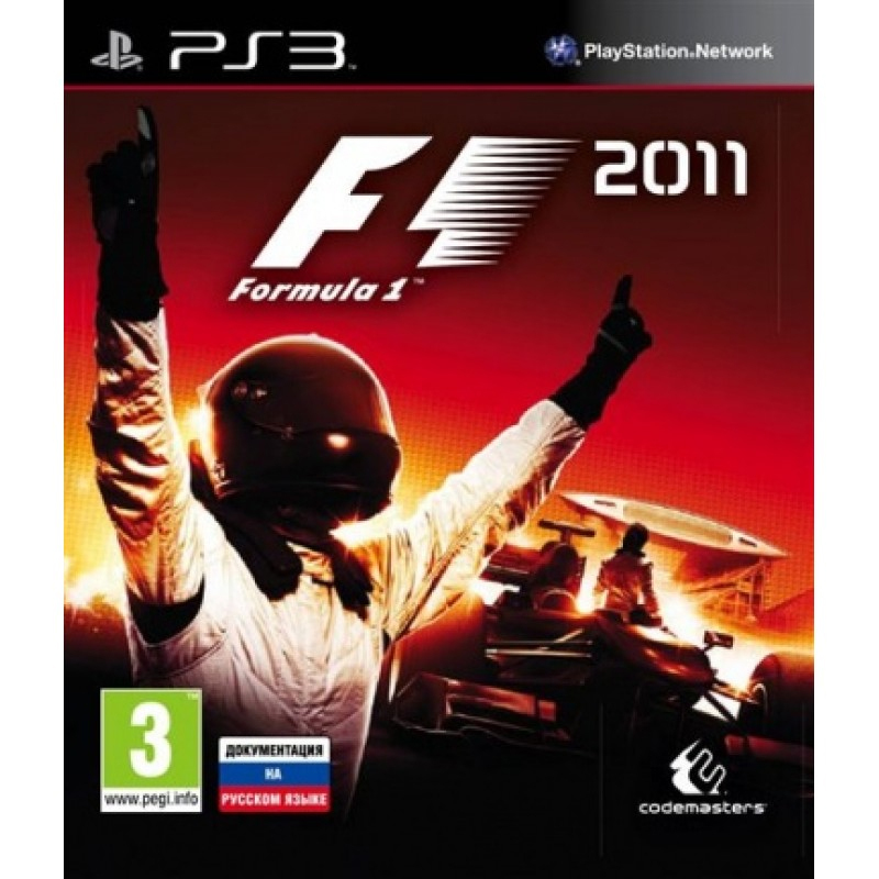 Игра F1 2011 Formula One (PlayStation 3, Английская версия)