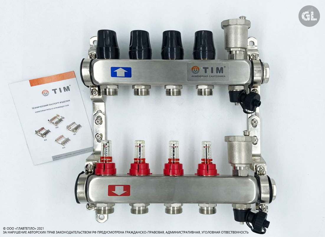 Коллектор для теплого пола 3 контура. Коллекторная группа tim kcs5002. Ka005 tim коллектор с расходомерами латунный 1. Коллекторная группа tim kcs5008. Коллектор tim на 3 выхода из нержавеющей стали с расходомерами - kcs5003.