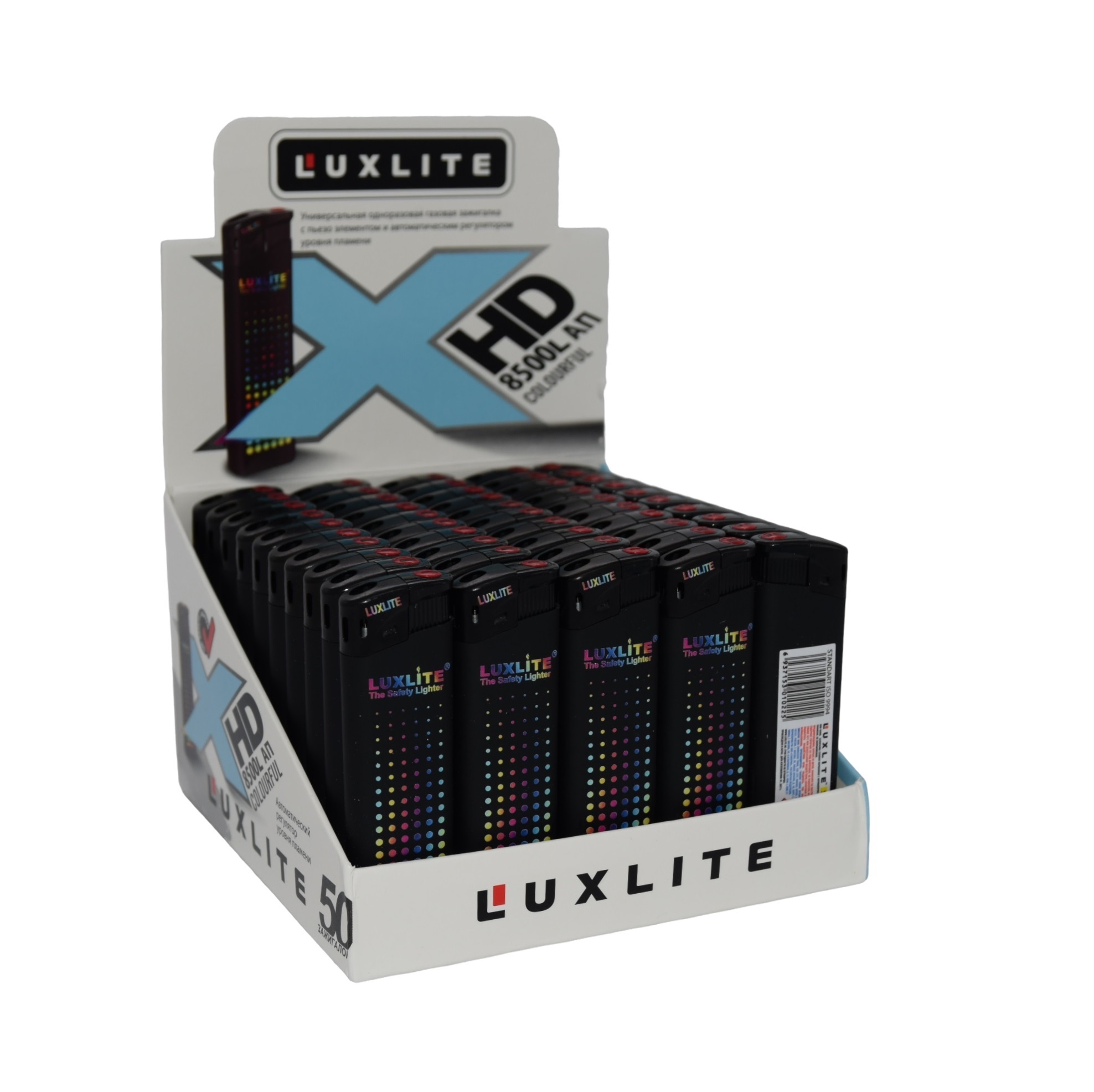  Luxlite пьезо 8500L АП COLOURFUL, 50 шт. (1 блок) -  с .