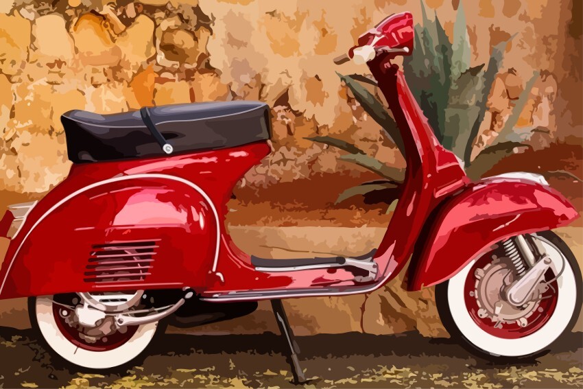 Vespa Red 2022