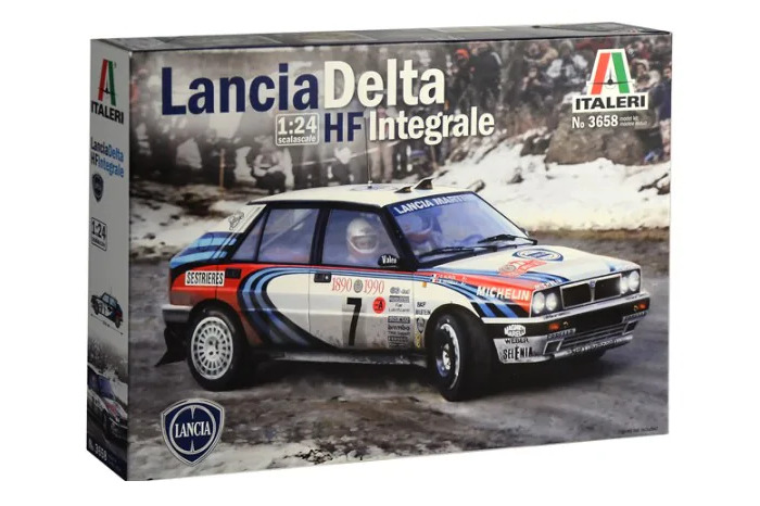 Сборная модель Italeri 3658ИТ Автомобиль LANCIA DELTA HF INTEGRALE Масштаб 1/24