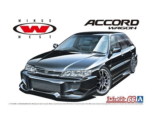 Aoshima 66k Accord Wagon Wings West CF2 '96, 1/24 Сборная модель