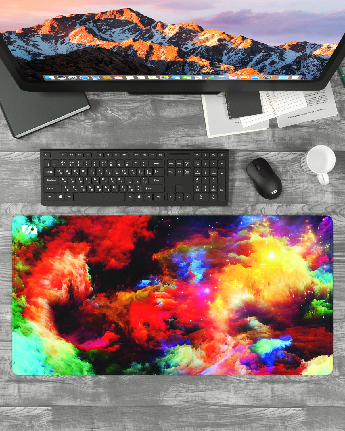 Коврик для мыши RSQ Gaming XL, разноцветный — купить в интернет ...