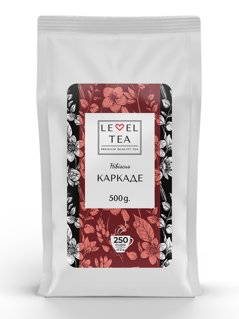 Характеристики Чай Каркаде Level Tea / красный чай листовой каркаде 500 ...
