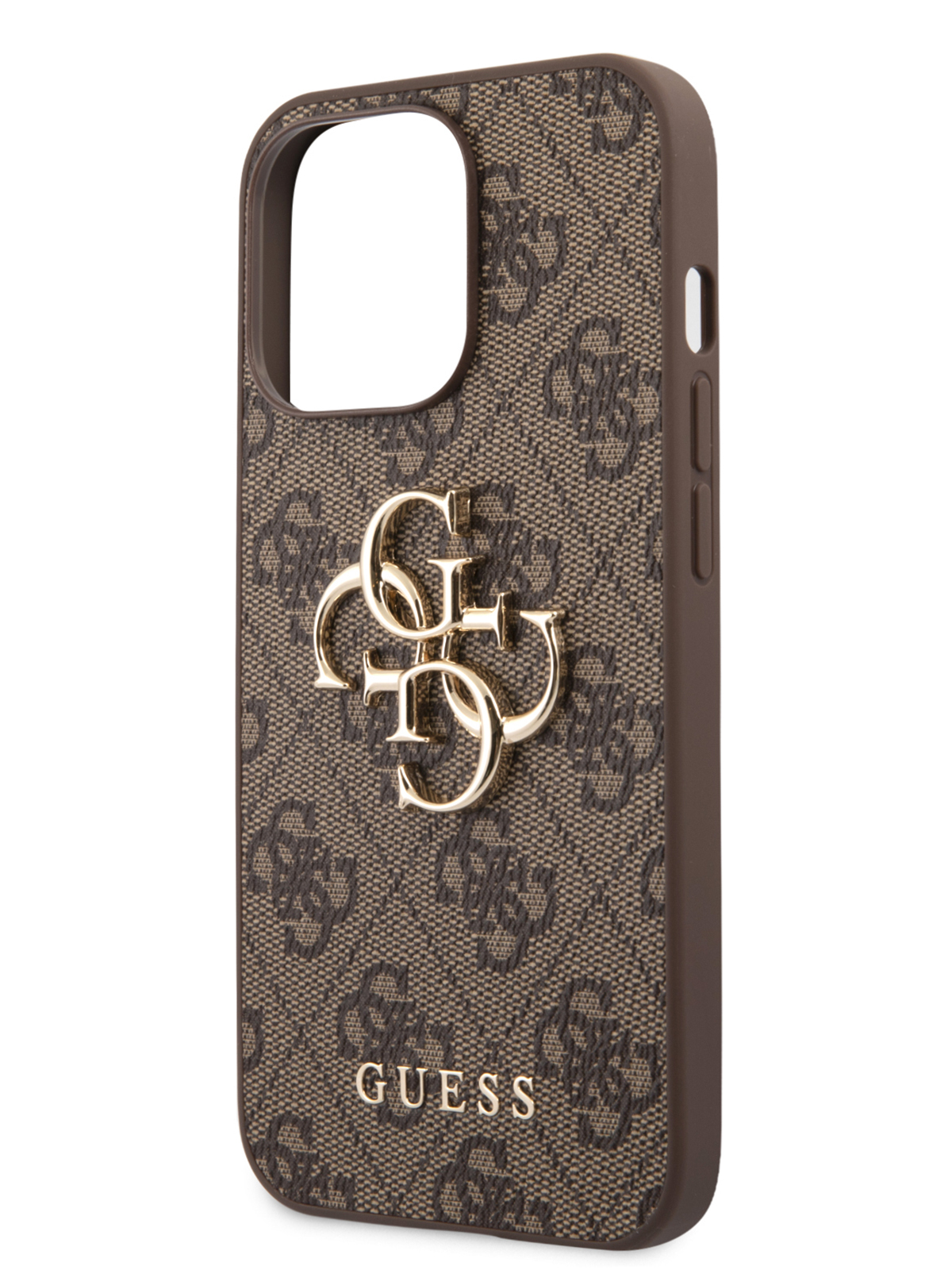 Чехол Guess для iPhone 13 Pro PU 4G Big metal logo Hard Brown - купить с  доставкой по выгодным ценам в интернет-магазине OZON (471353828)