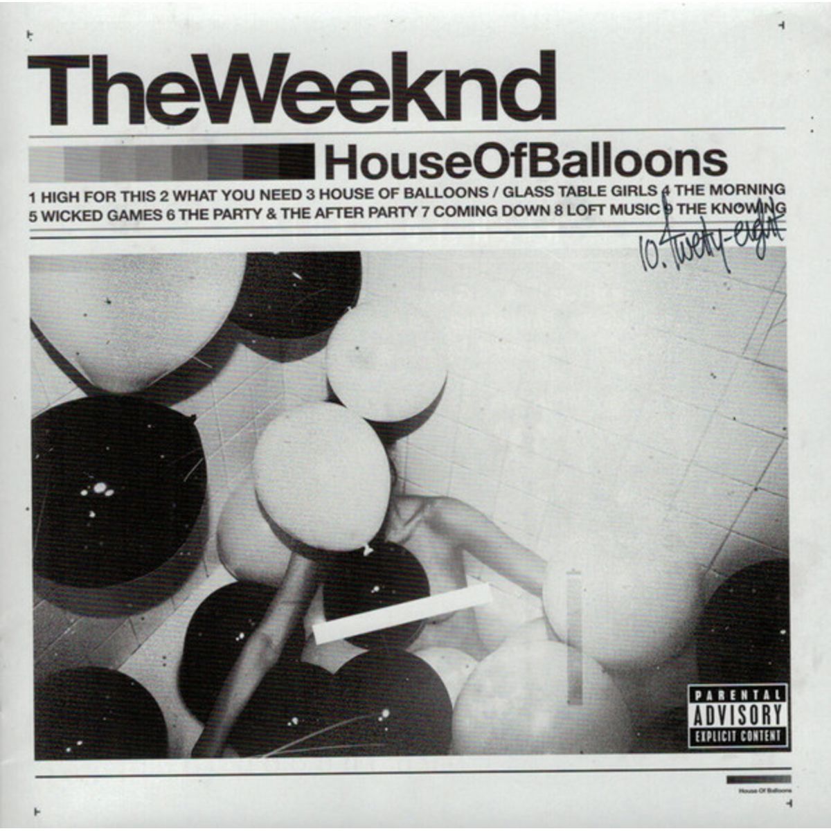 The Weeknd House Of Balloons CD