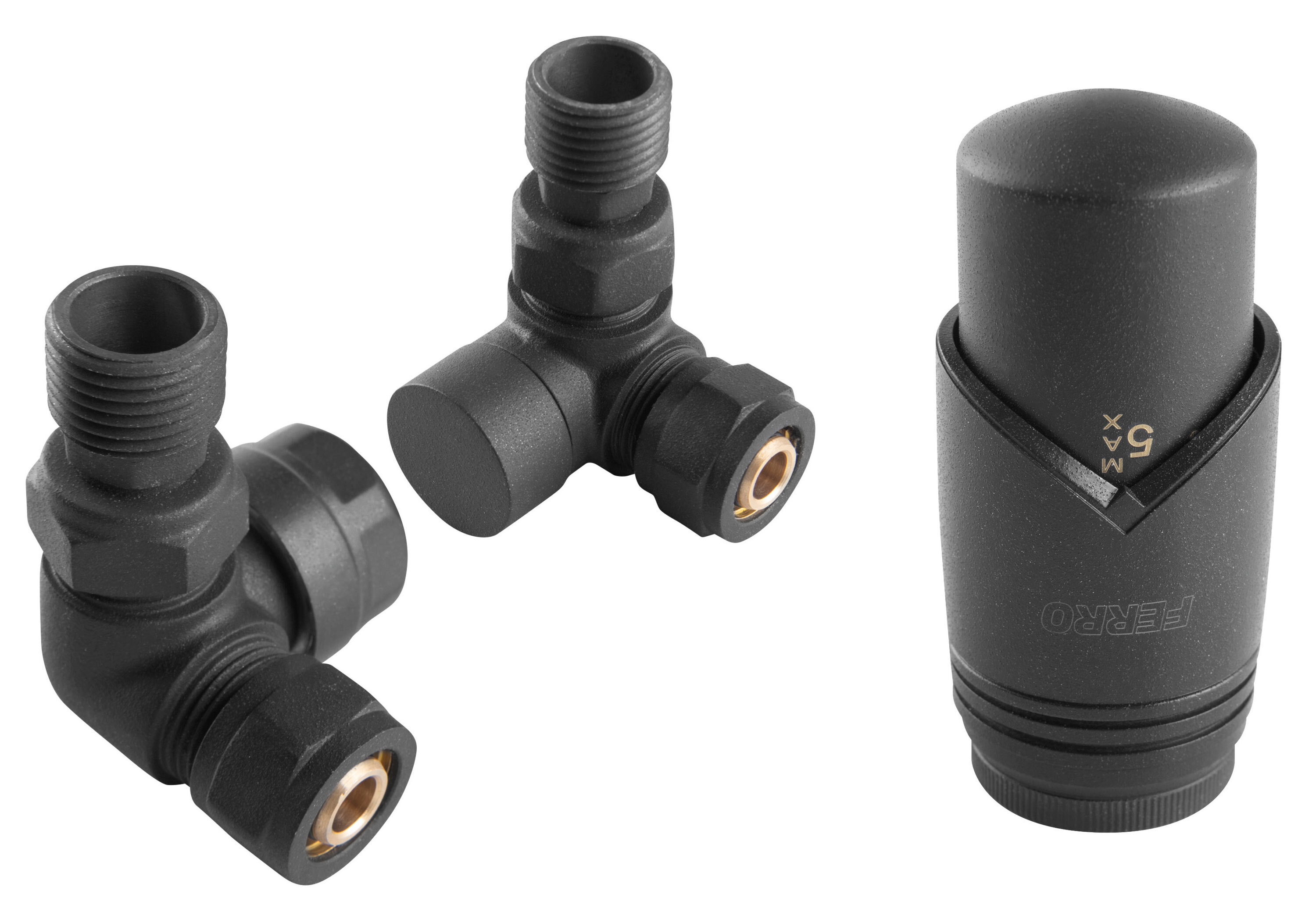 Характеристики Комплект термостатический осевой Ferro с термоголовкой ...