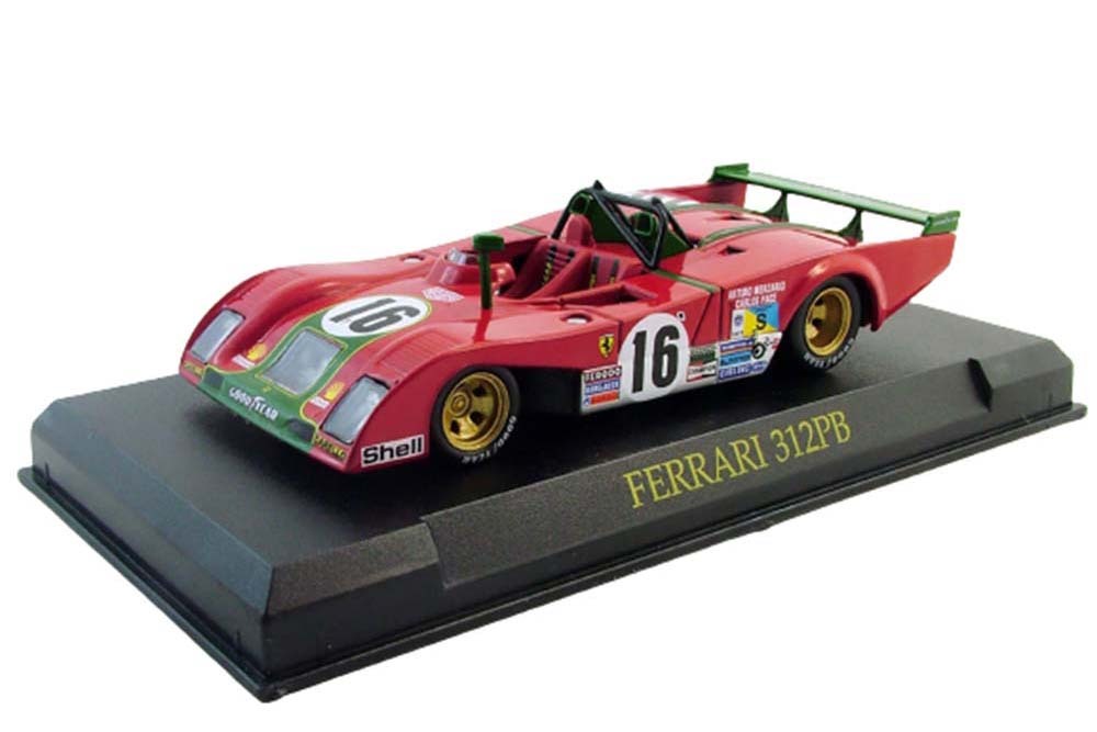 Модель коллекционная Ferrari 312PB 1973 red ferrari collection #53