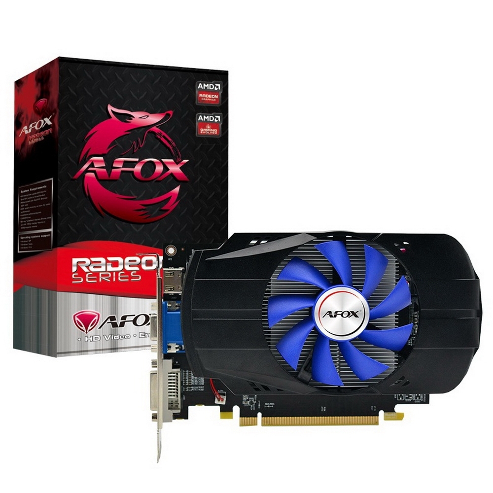 AFOX Видеокарта Radeon R7 350 2 ГБ (AFR7350-2048D5H4-V3)