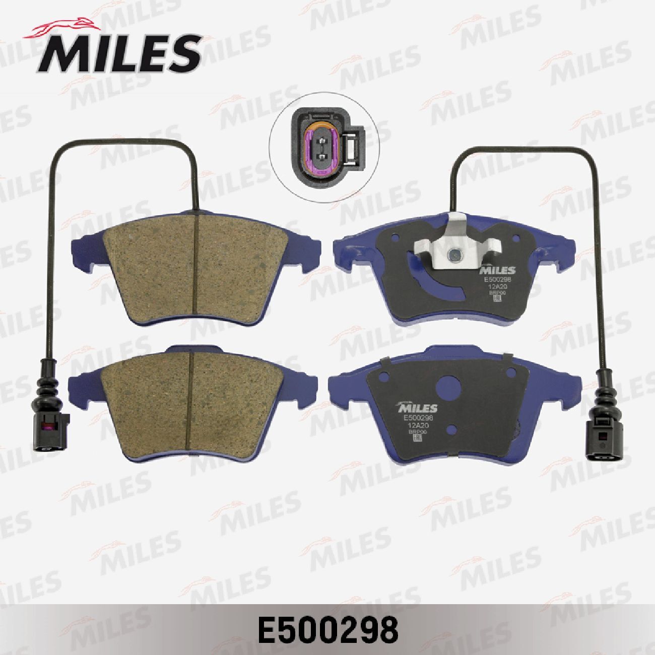 Miles колодки передние. E500298. 7l6698151f.