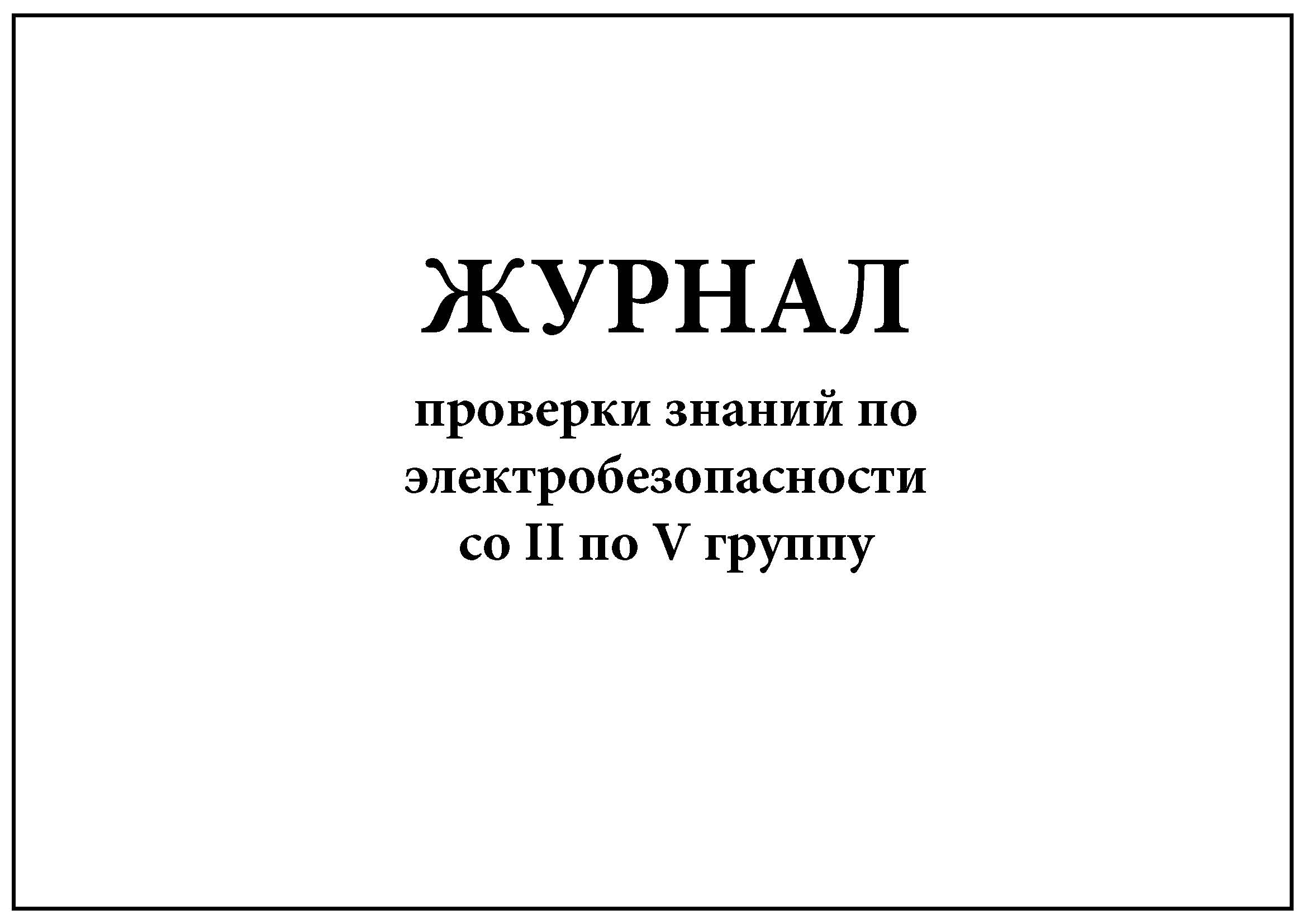 Журнал проверок