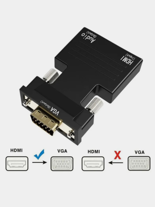 Переходник hdmi мама vga мама