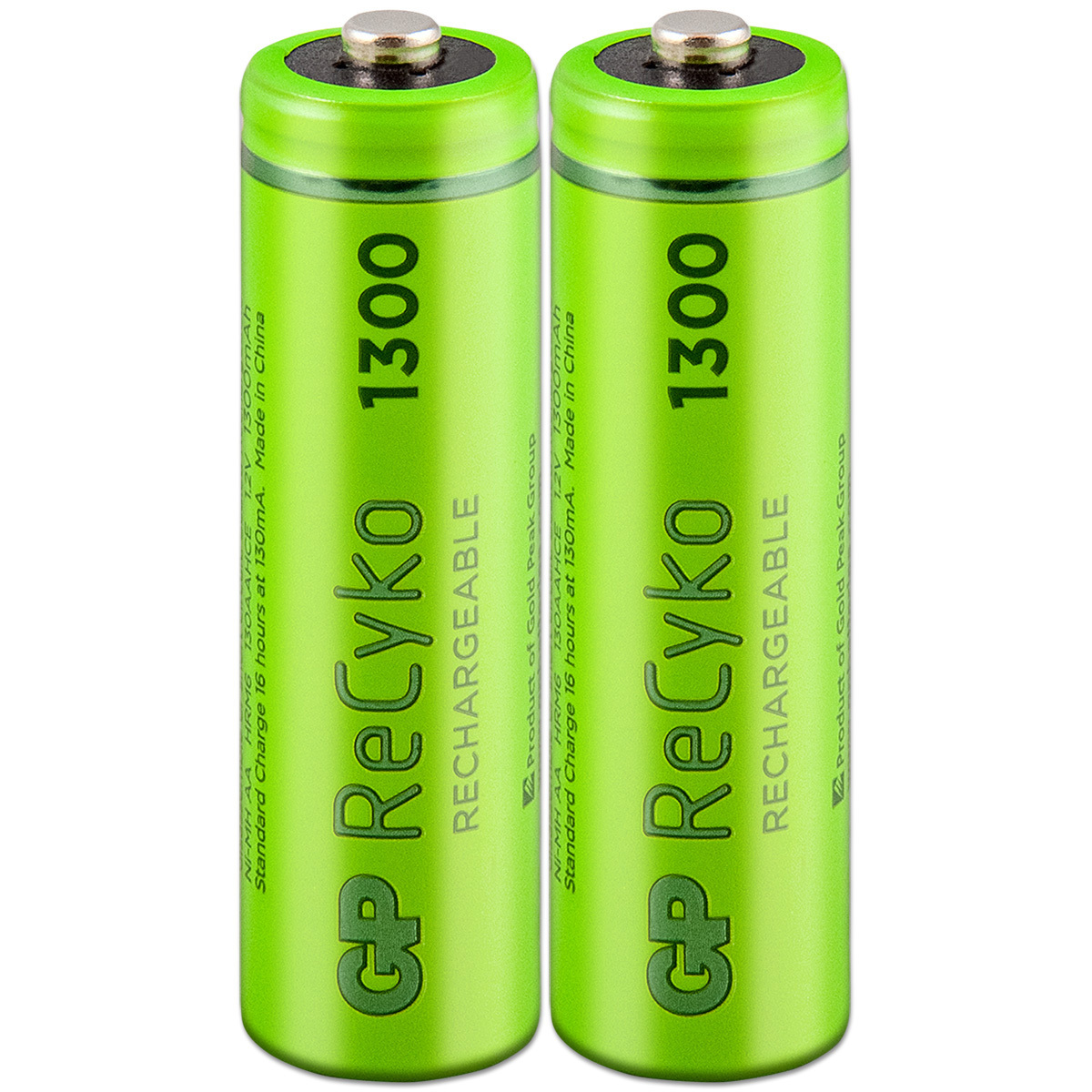 Аккумулятор GP ReCyko AA Ni-MH 1300 mAh, 2 шт. — купить в интернет ...