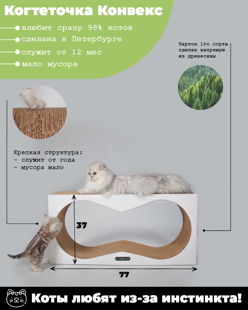 Когтеточки из картона купить на OZON по низкой цене