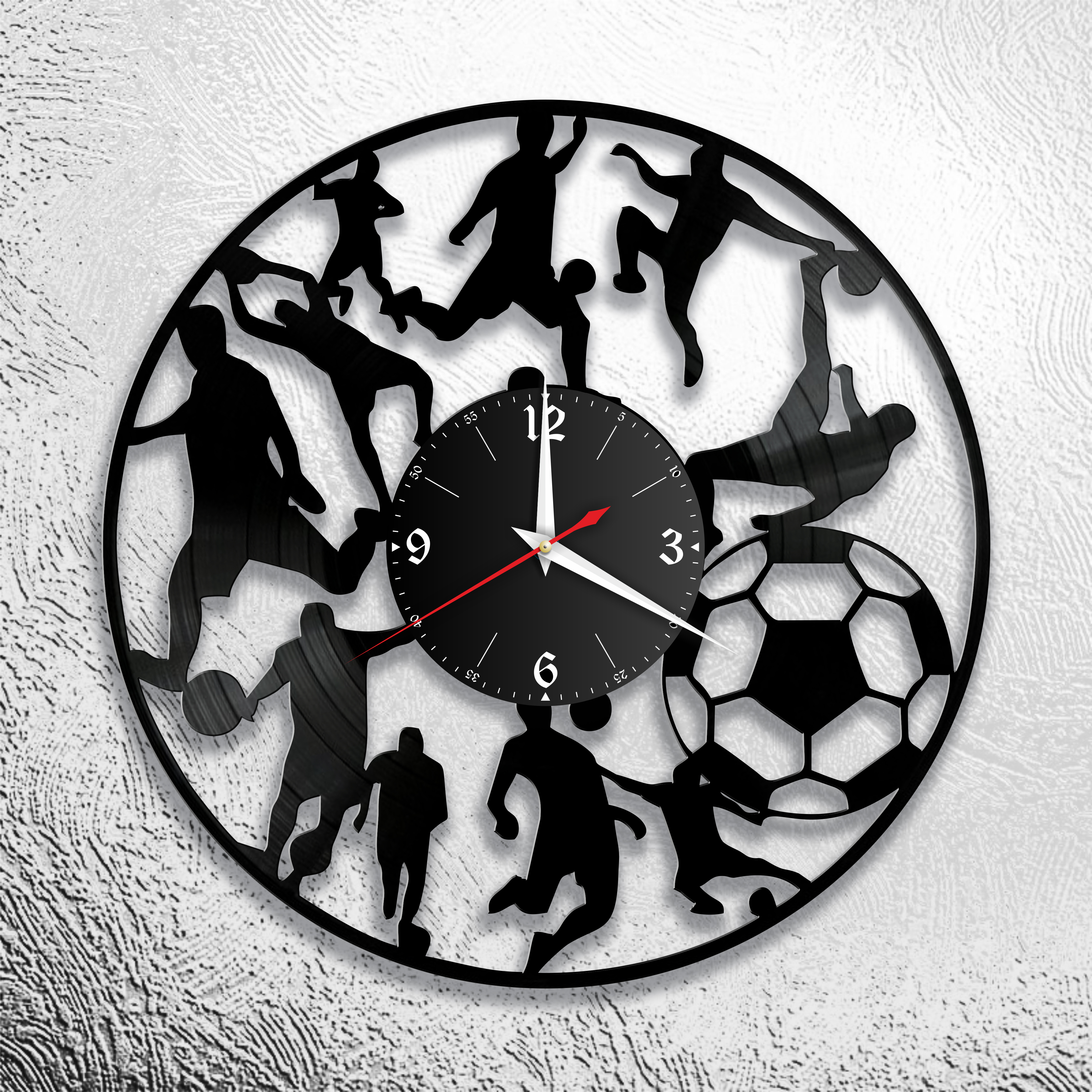 Тематика часов. Часы настенные Black Metal Clock (40x40 см) 1285860. Часы из винила. Часы из виниловых пластинок. Часы из виниловых пластинок футбол.