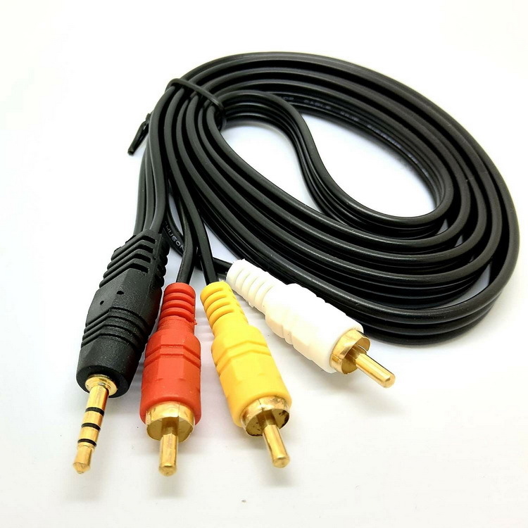 Av jack 3.5. 3.5 Mm Jack RCA x3. Av Jack 3 RCA. Кабель тюльпан Джек 3.5. Av кабель 3.5 Jack - тюльпаны.