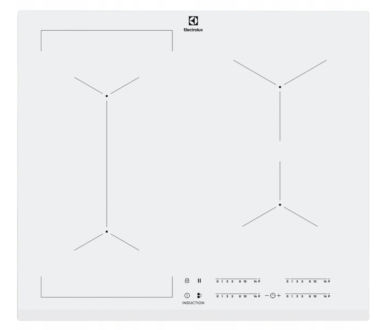 ElectroluxИндукционнаяварочнаяпанельEIV63440BW,белый