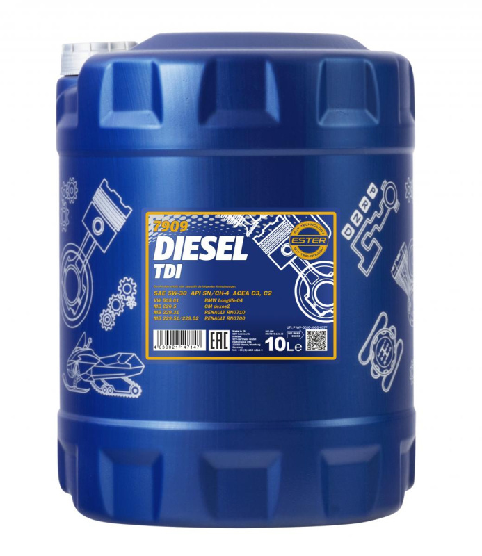 MANNOLDIESELTDI5W-30Масломоторное,Синтетическое,10л