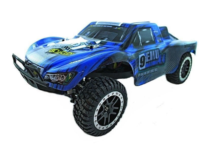 Радиоуправляемый шорт-корс Remo Hobby 9EMU (синий) 4WD 2.4G 1/10 RTR