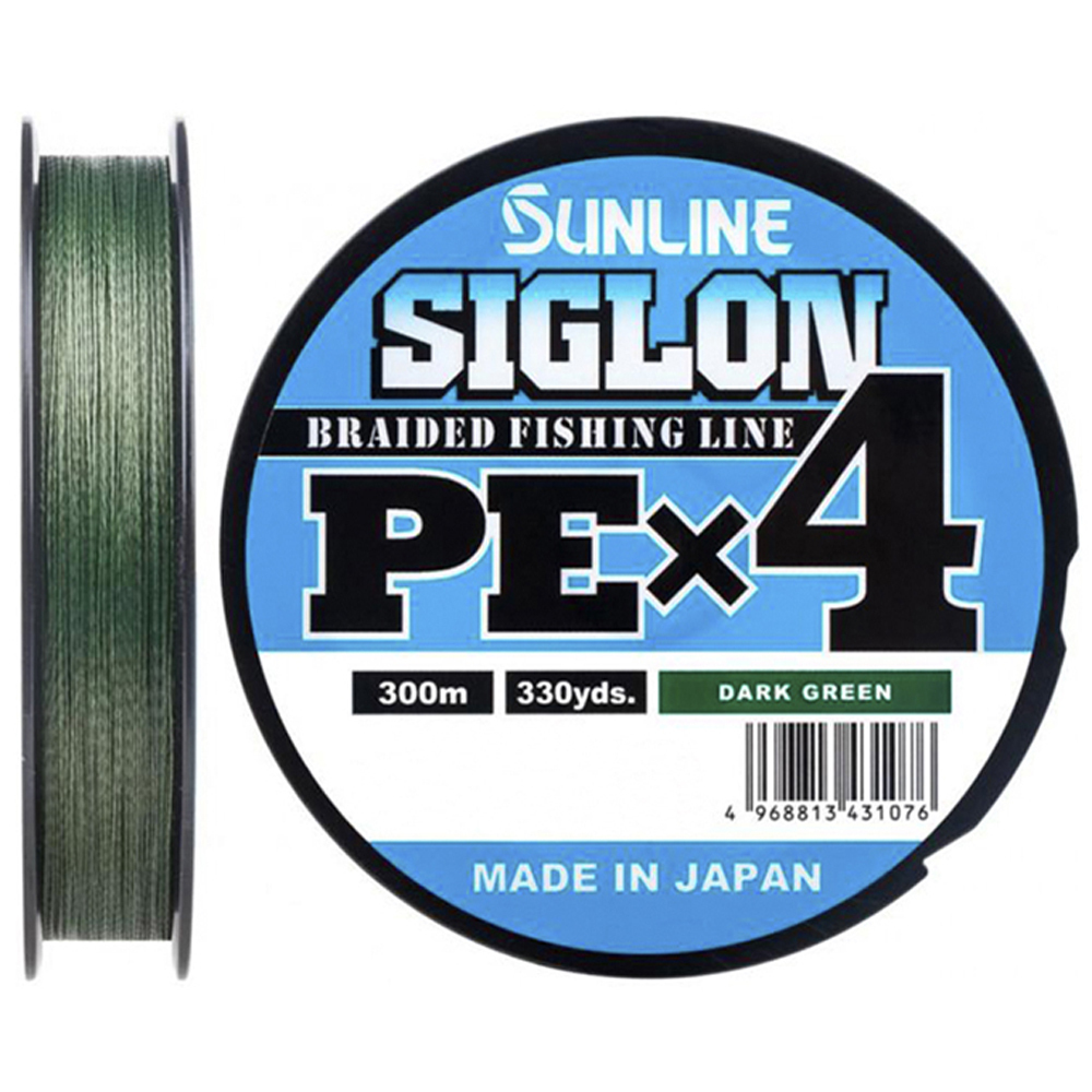 ШнурSunlineSIGLONPE4300M(DarkGreen)#1.7/30LB