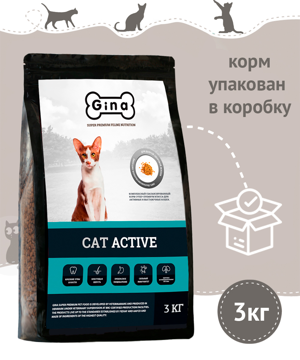 Купить Корм Сухой Для Кошек Gina