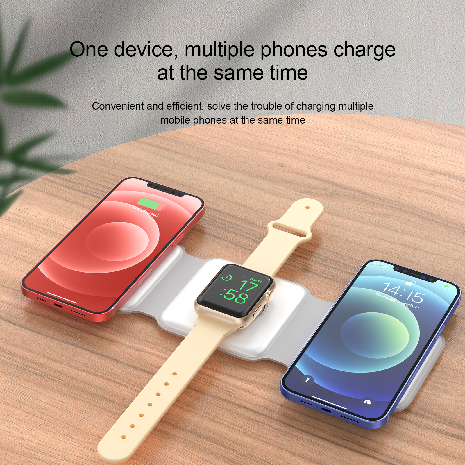 Беспроводная зарядка для смарт часов. Magnetic Wireless Charger 3 in 1. WIWU Power Air 3 in 1 Wireless Charger 15w. Тройная зарядка для Apple беспроводная. Беспроводная зарядка 3 в 1 складной