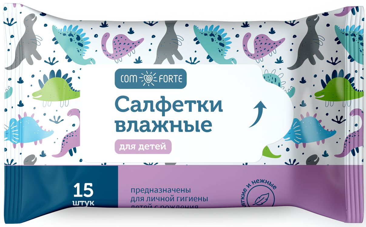 Салфетки ComForte влажные детские, 15 шт.