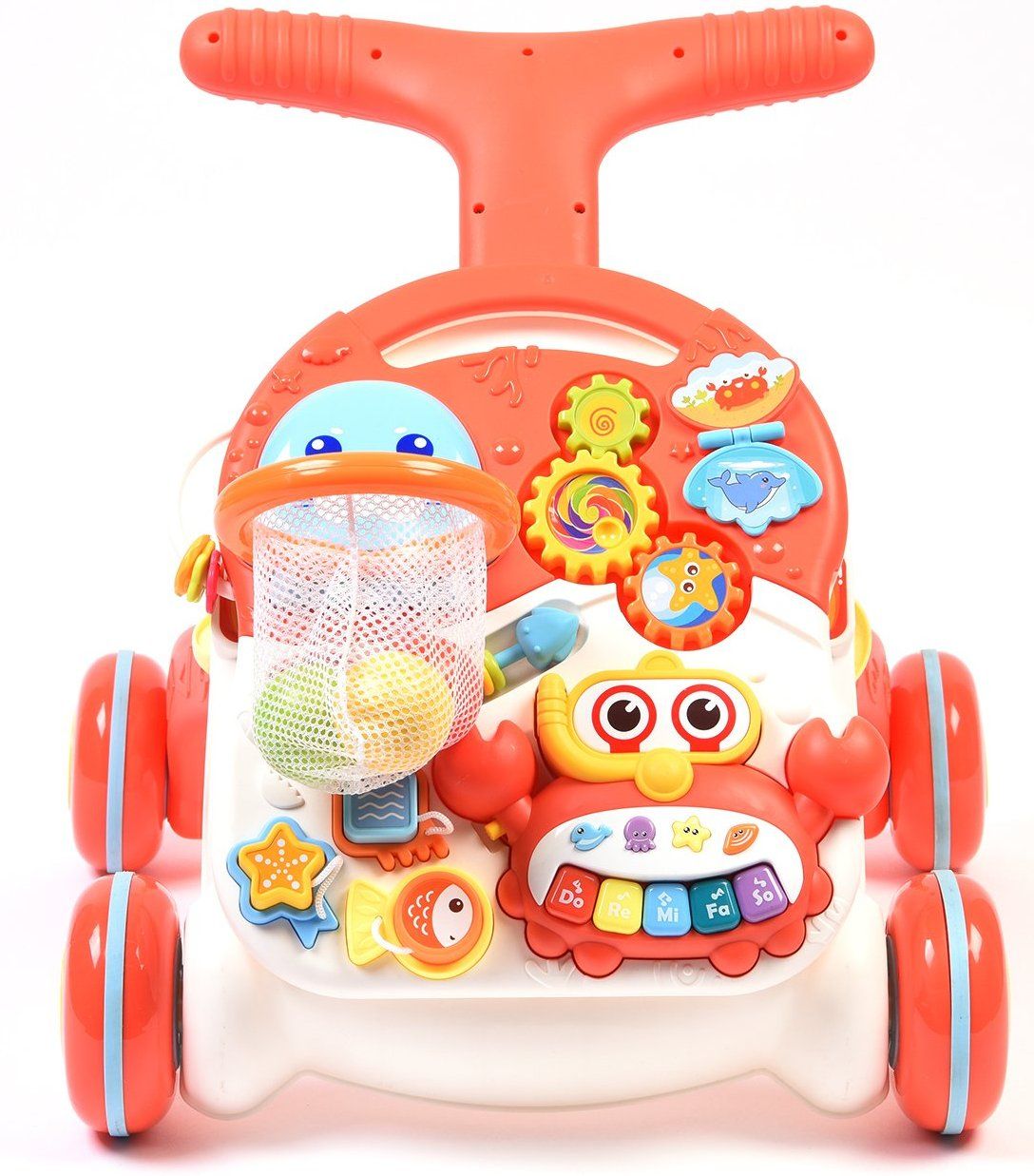 игрушка babygo 2в1 ходунки столик ys0301465