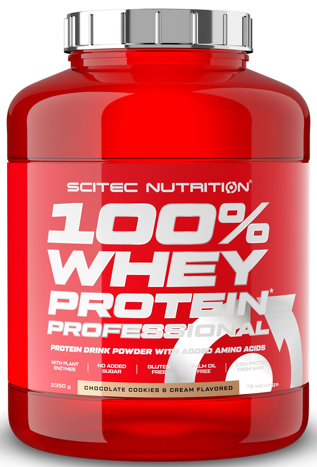 Протеин сывороточный Scitec Nutrition 100% Whey Protein Professional 2350 г шоколадное кремовое печенье