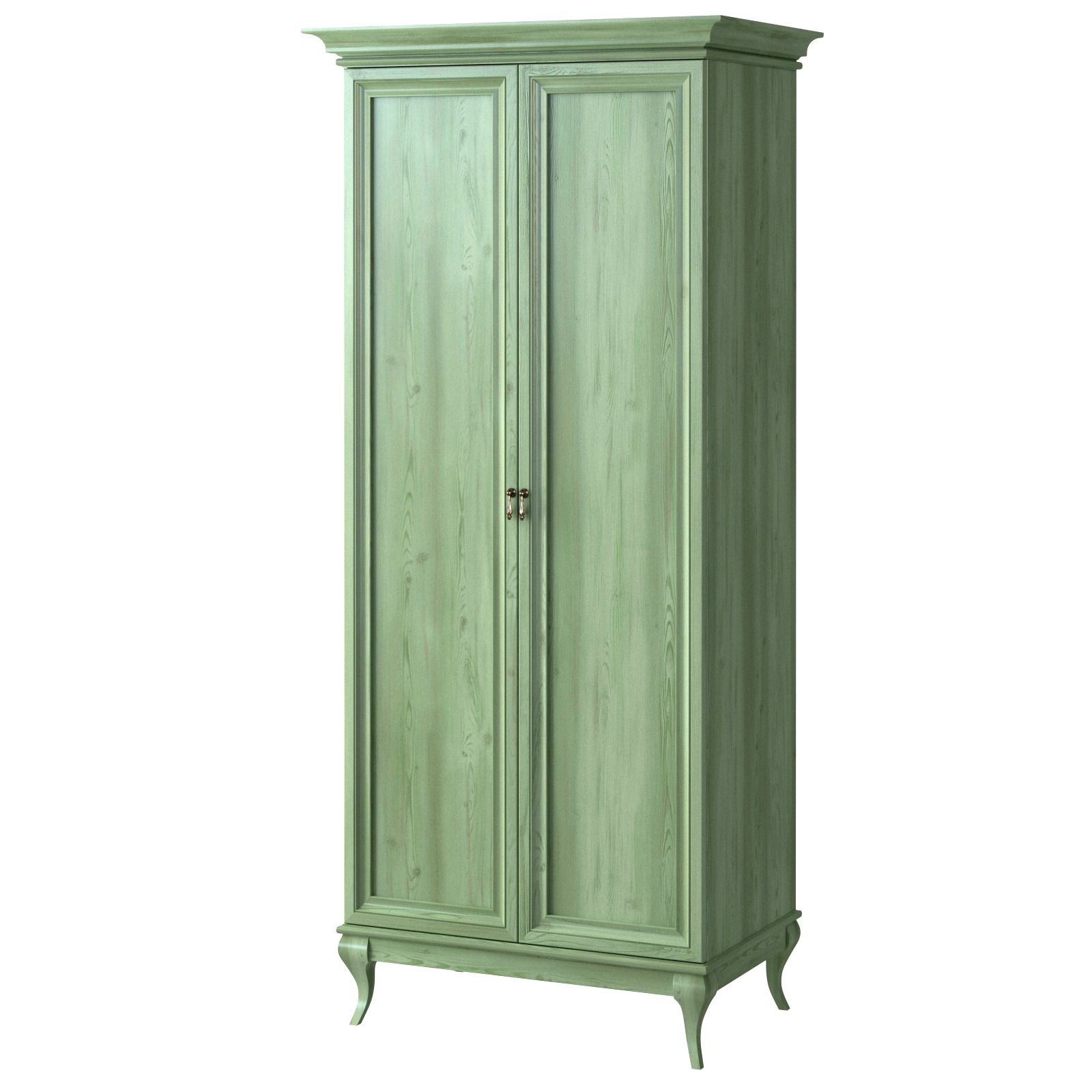 Шкаф распашной зеленый