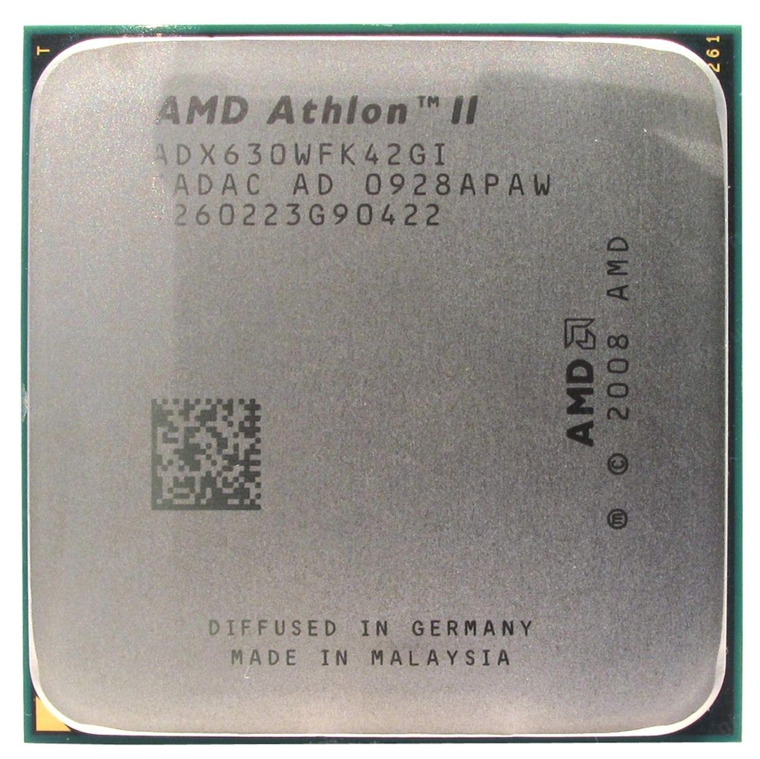 AMD Процессор Athlon X4 630 (2,8Ghz, AM3, 2Mb, 4C/4T) OEM (без кулера)