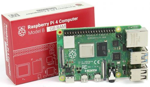 Микрокомпьютер Raspberry Pi 4 Model B 1GB