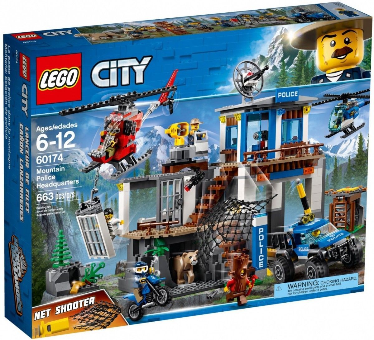 Конструктор Lego City горный полицейский участок (60174) - купить с  доставкой по выгодным ценам в интернет-магазине OZON (1343185239)