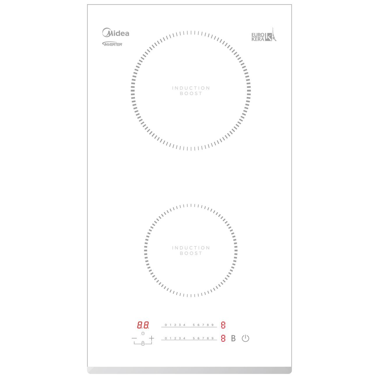 Встраиваемая индукционная панель Midea mih32730fw