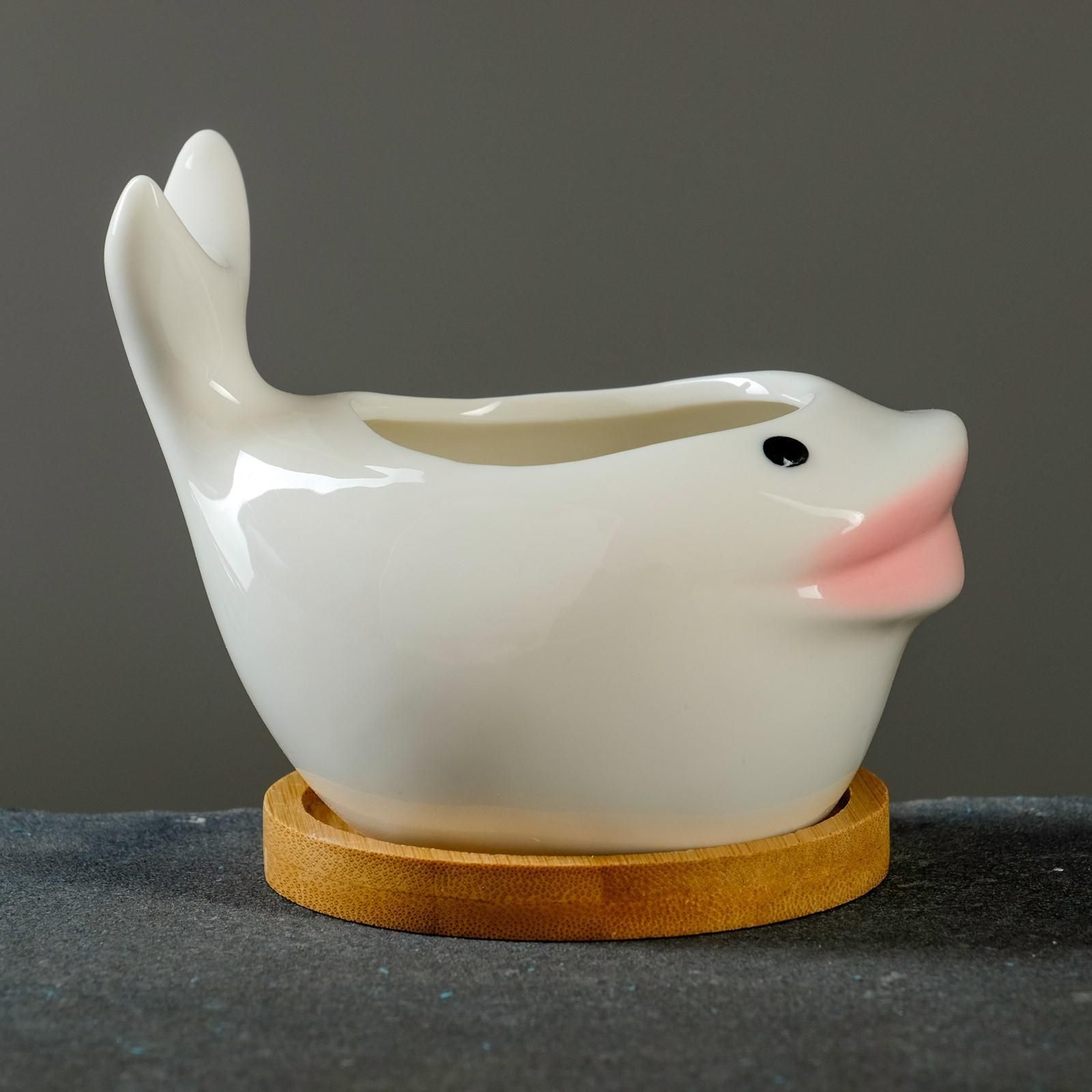 рыба кит кашпо. кашпо керамическое "кит" 8*14см. горшок кит керамический. рыба кит кашпо. кашпо кит.