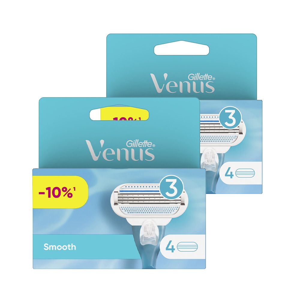 Gillette venus сменные кассеты для бритья 3 лезвия 4шт