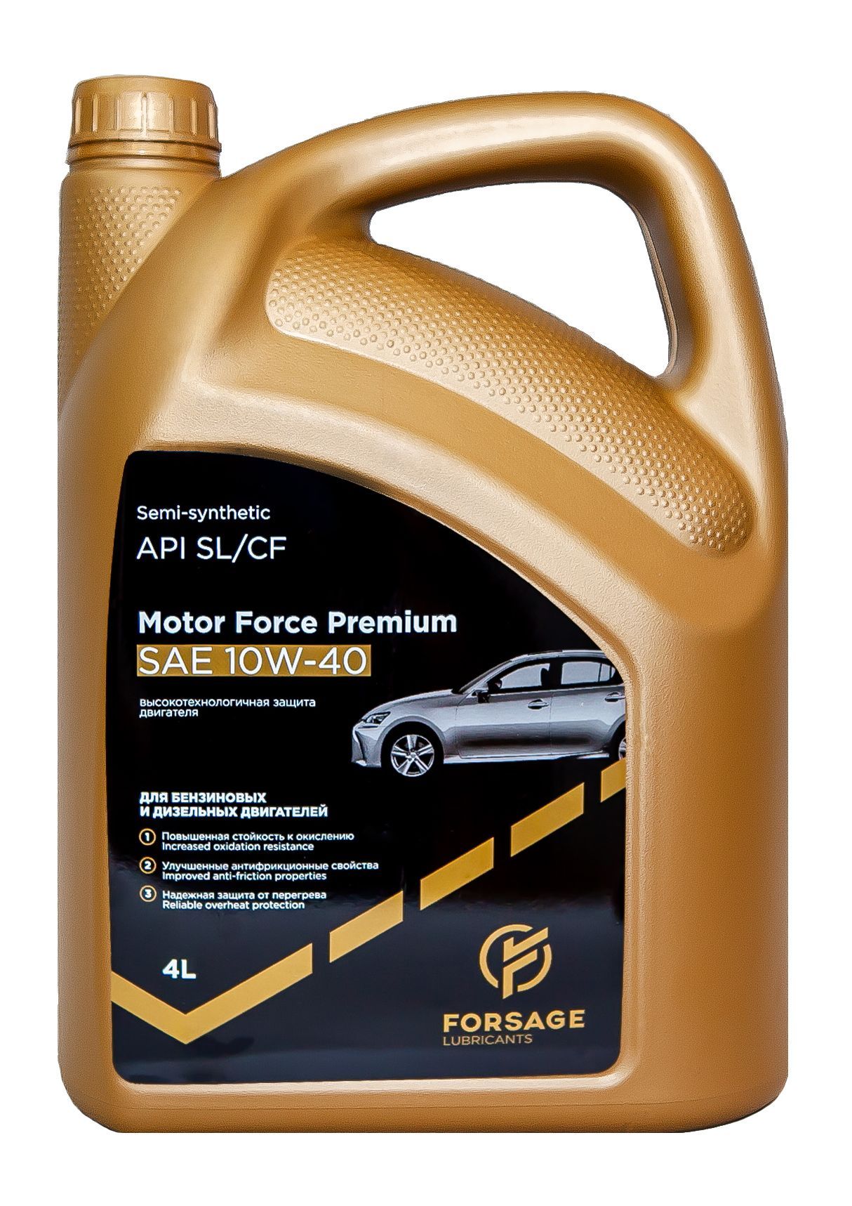 Масло моторное FORSAGE LUBRICANTS 10W-40 Полусинтетическое - купить в  интернет-магазине OZON (231389773)