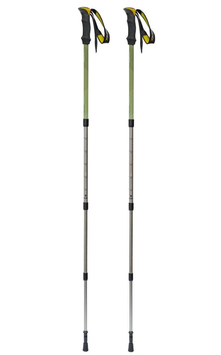 ПалкидлятрекингаTalbergCOMPACTPOLE,57-140см,2шт,цвет:зеленый