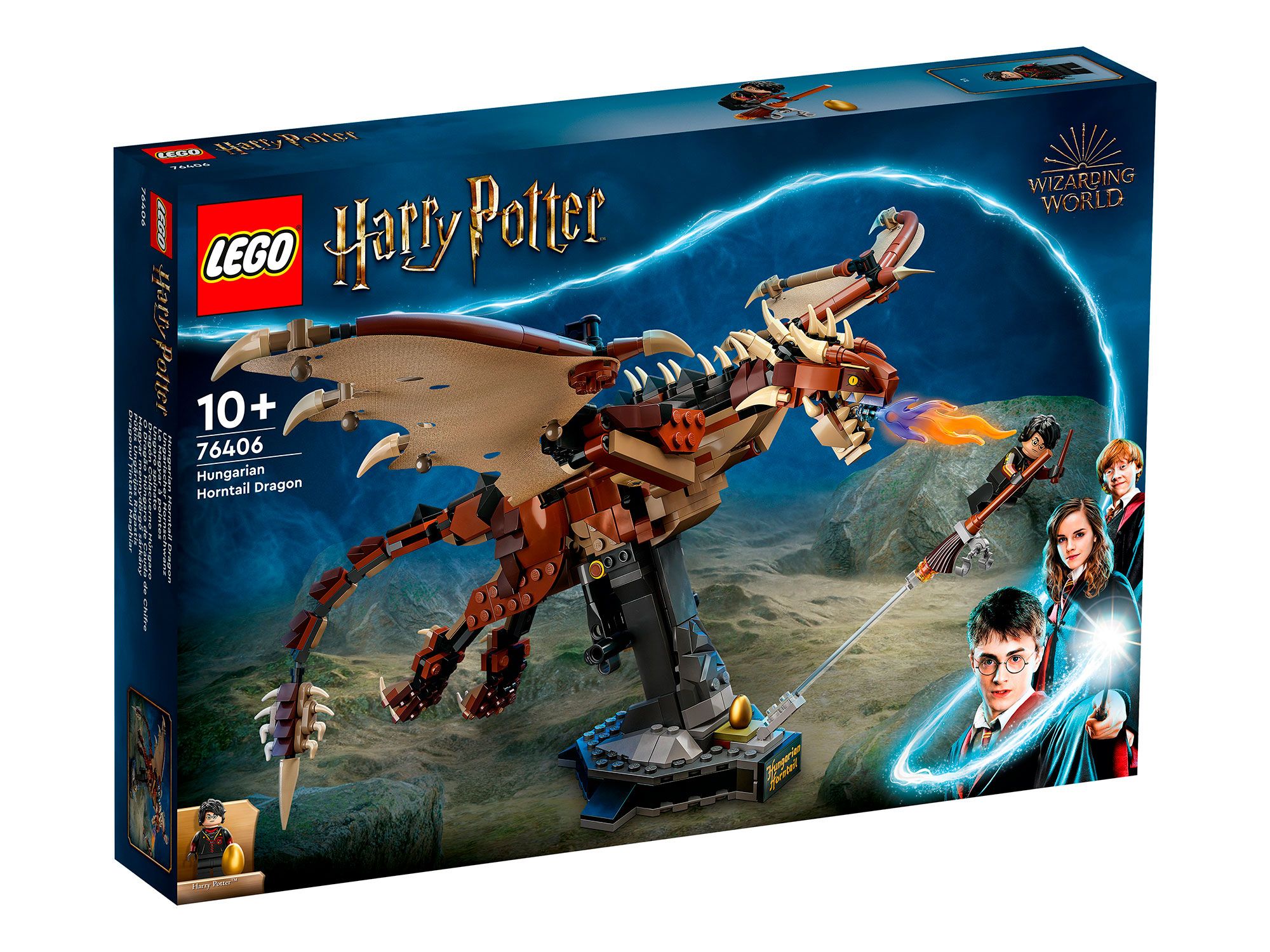 Конструктор LEGO Harry Potter Венгерский рогатый дракон, 671 деталей, 10+,  76406