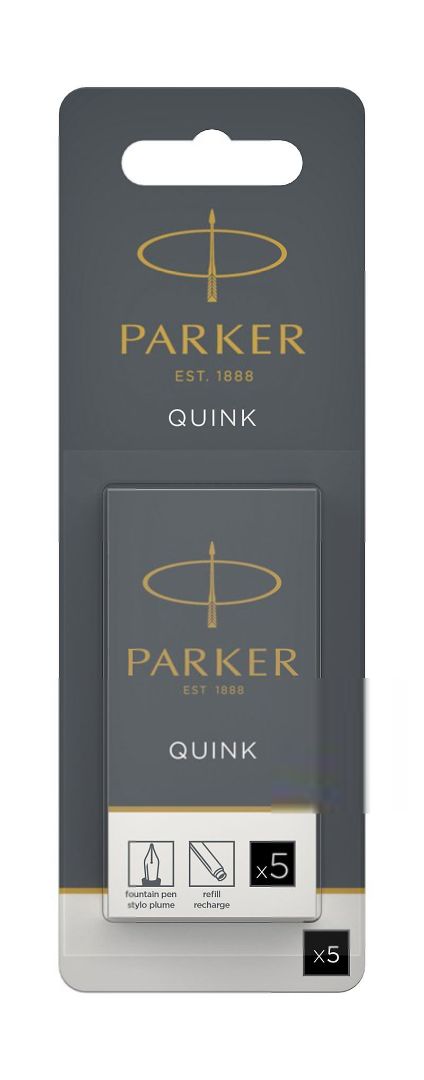 Картриджи чернильные Parker "Cartridge Quink" черные, 5шт., блистер