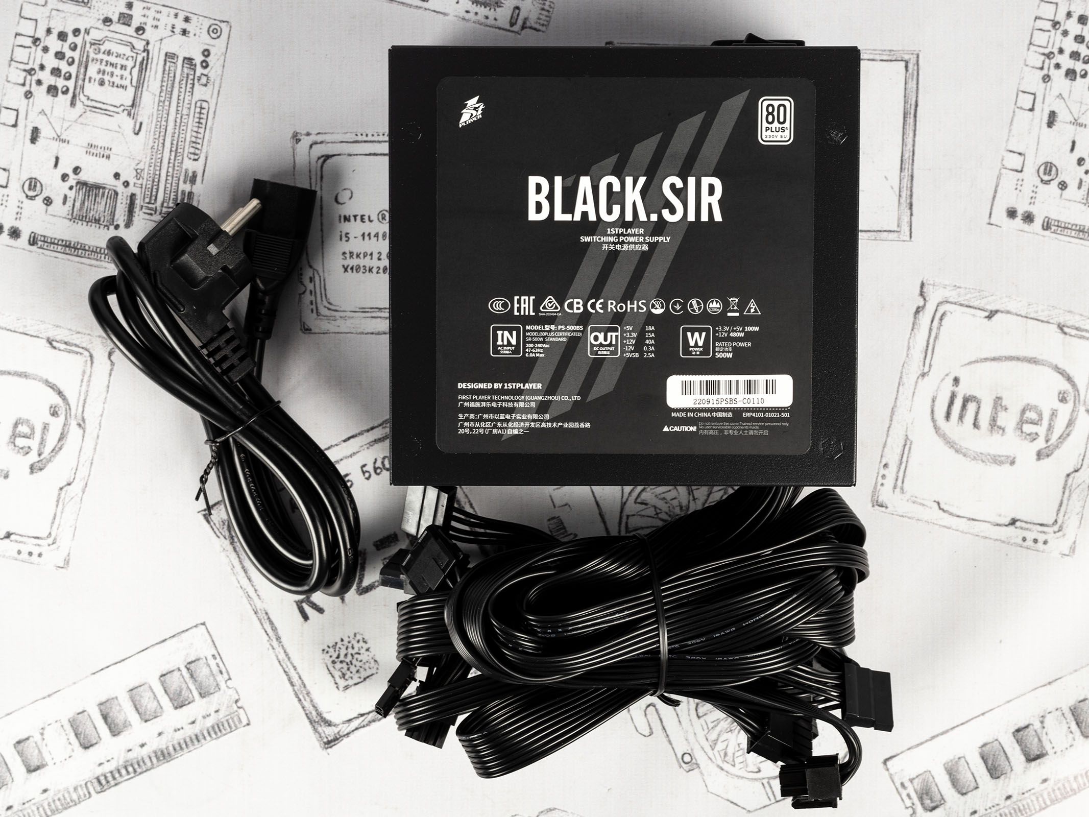 Блок питания 1stplayer black sir. Блок питания 1stplayer Black.Sir 500w SR-500w. 1stplayer Black.Sir 500w. 1stplayer SR-500w.