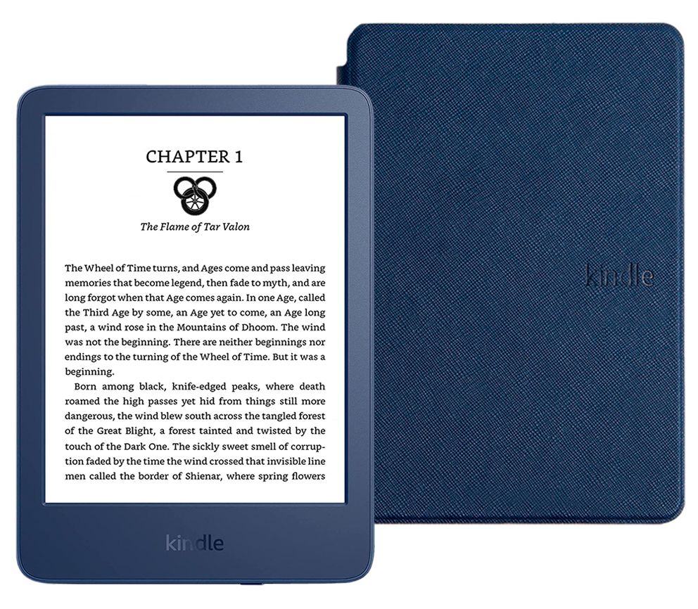 Электронная книга Amazon Kindle K11 (16Gb) SO Denim + обложка ReaderОNE,  Монохромный - купить по низким ценам в интернет-магазине OZON (819137698)