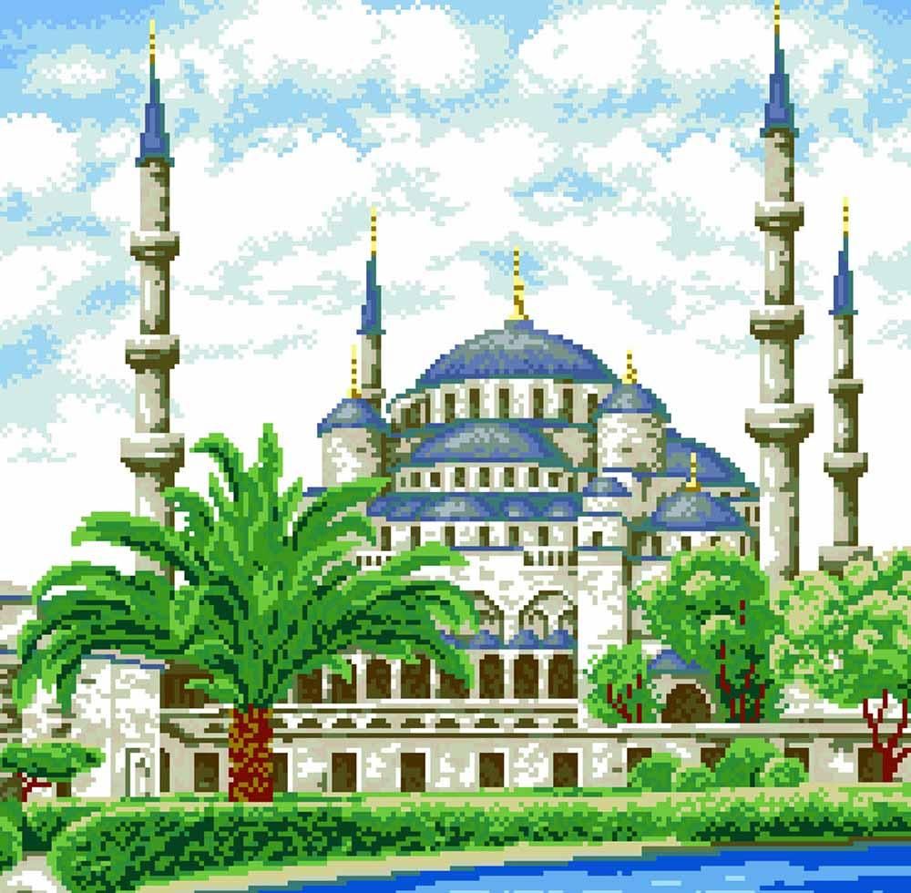 Алмазная мозаика мечеть кул Шариф