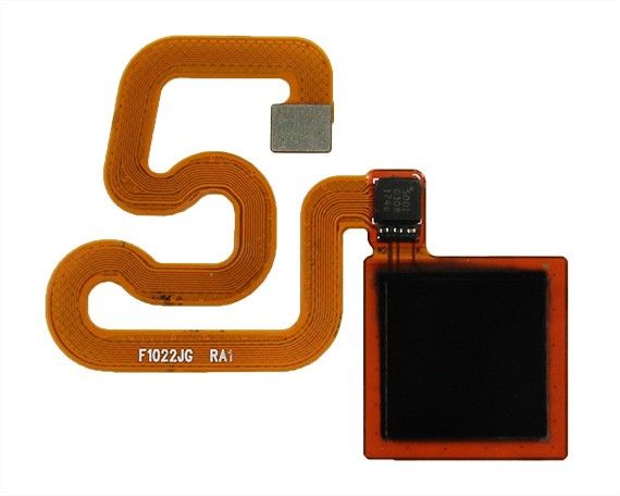 Шлейф Xiaomi Redmi 5 на сканер отпечатка пальца черный