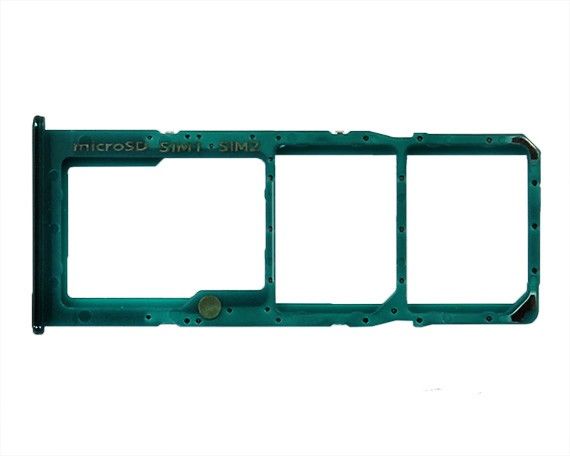 Держатель SIM Samsung A50S (2 SIM) синий