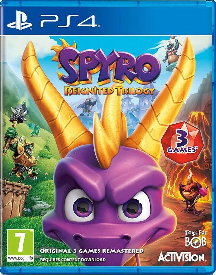 Игра Spyro Reignited Trilogy (PlayStation 4, Английская версия)