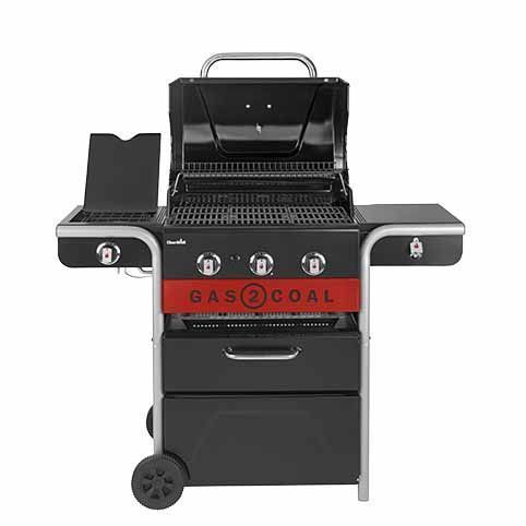 Газовый гриль Char-Broil Hybrid Gas and Charcoal  Черный