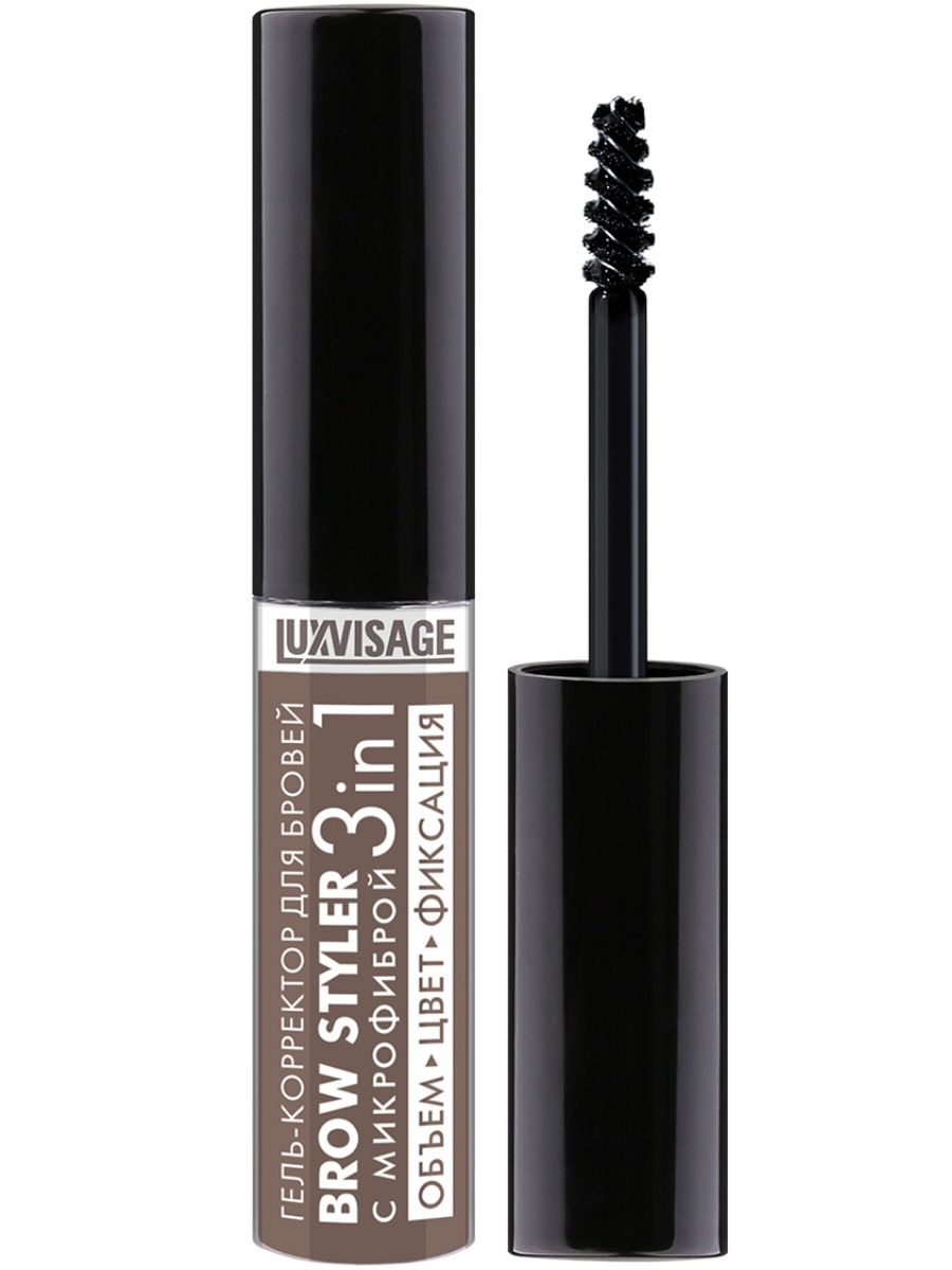 LUXVISAGE Гель для бровей корректор BROW STYLER тон 4 эспрессо 6 г