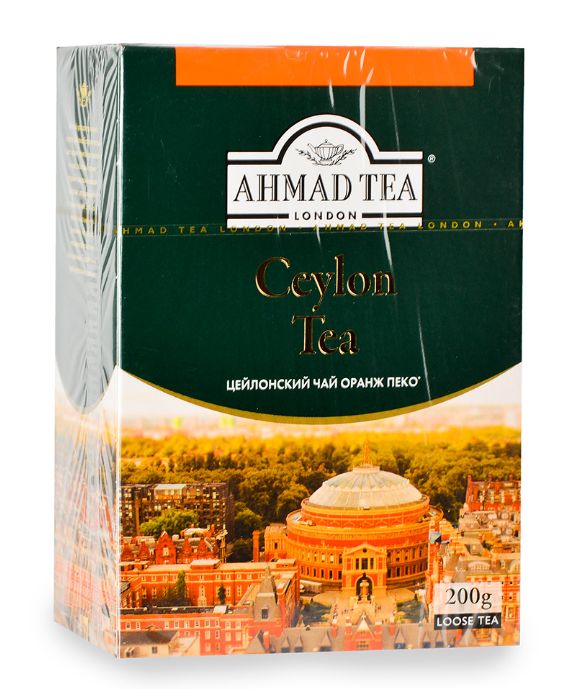 Чай черный листовой 200 г. Чай Ahmad Tea Ceylon 200. Чай Ahmad листовой цейлонский чай 100г. Ahmad Tea Цейлон ор 200г. Ahmad Tea чай черный Ceylon.