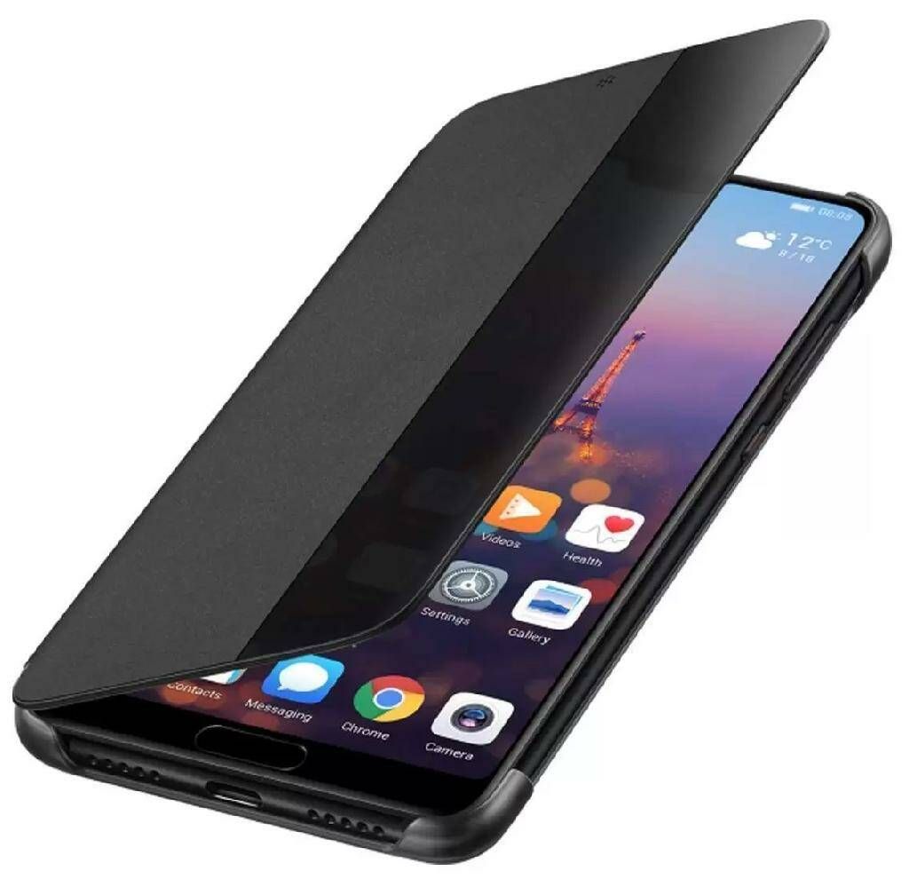 Чехол HUAWEI Smart View Flip Cover для Huawei P20 Deep Black (51992399) - купить